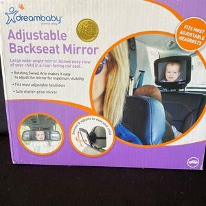 Brand New Adjustable Backseat Mirror by Dream Baby